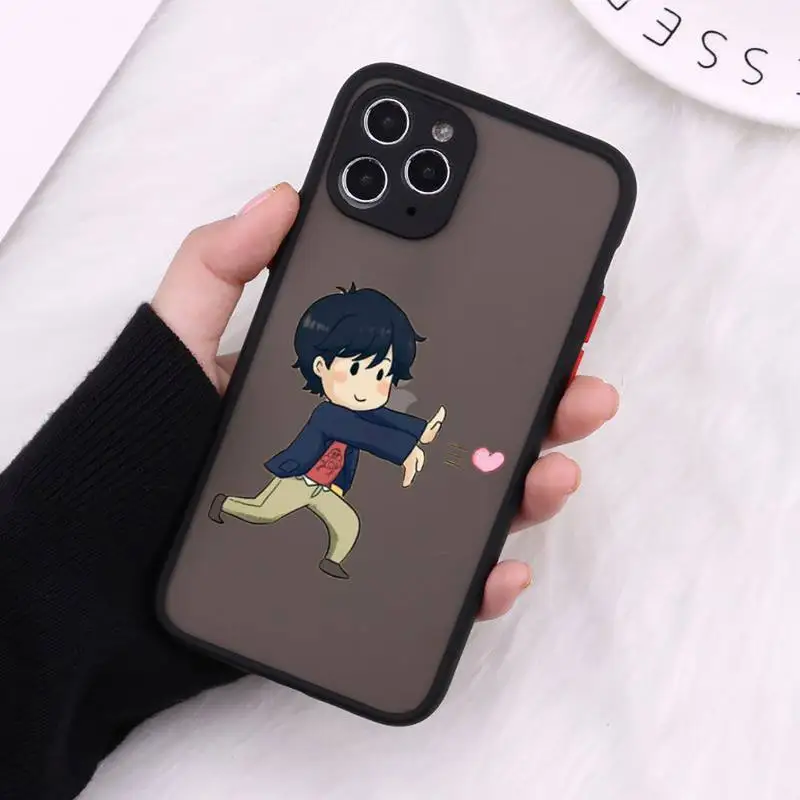 

Japan Anime Oya Haikyuu Phone Case matte transparent soft TPU For iphone 7 8 11 12 plus mini x xs xr pro max Candy Color cover