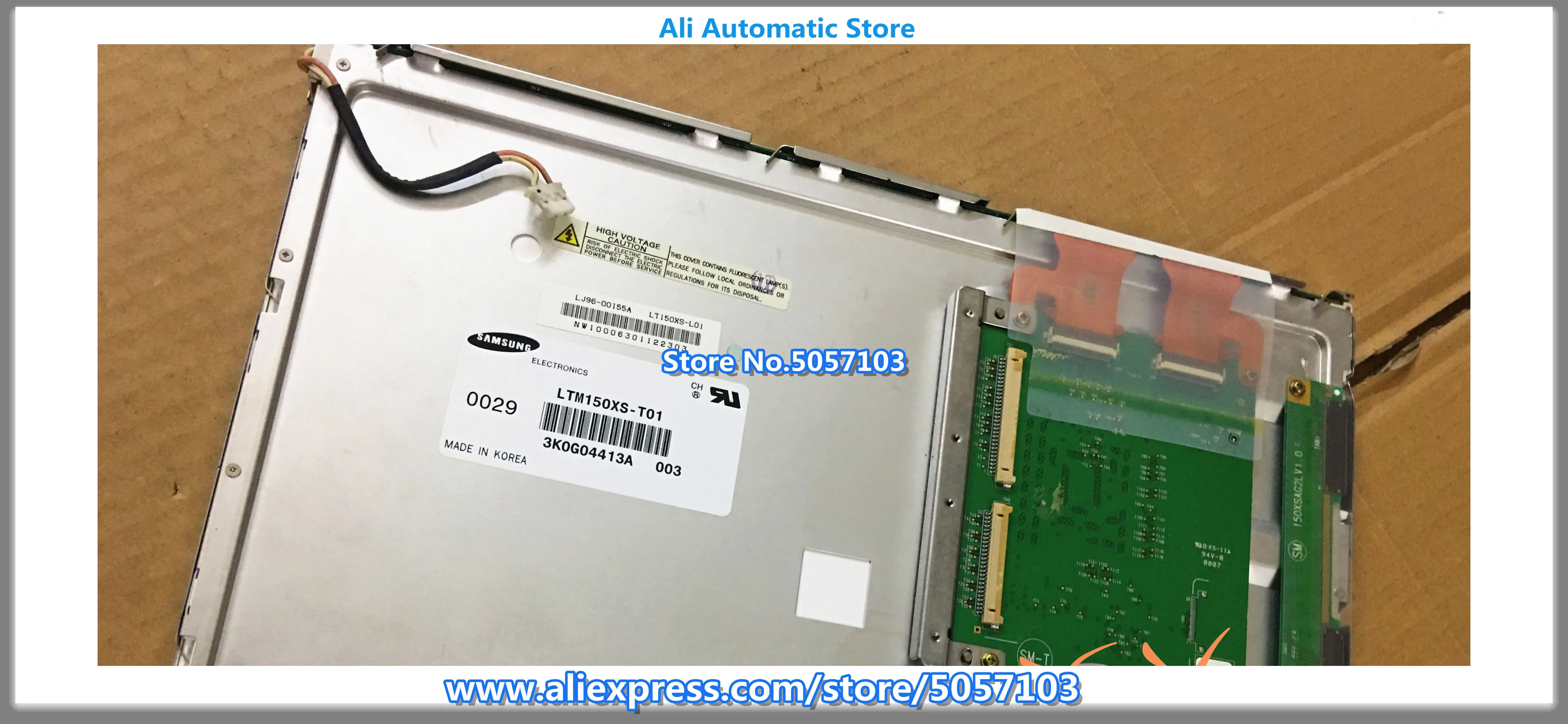 Оригинальный 15 дюймов LTM150XS-T01 LTM150XS-L01 LTM150XS-T02 ЖК-дисплей Экран