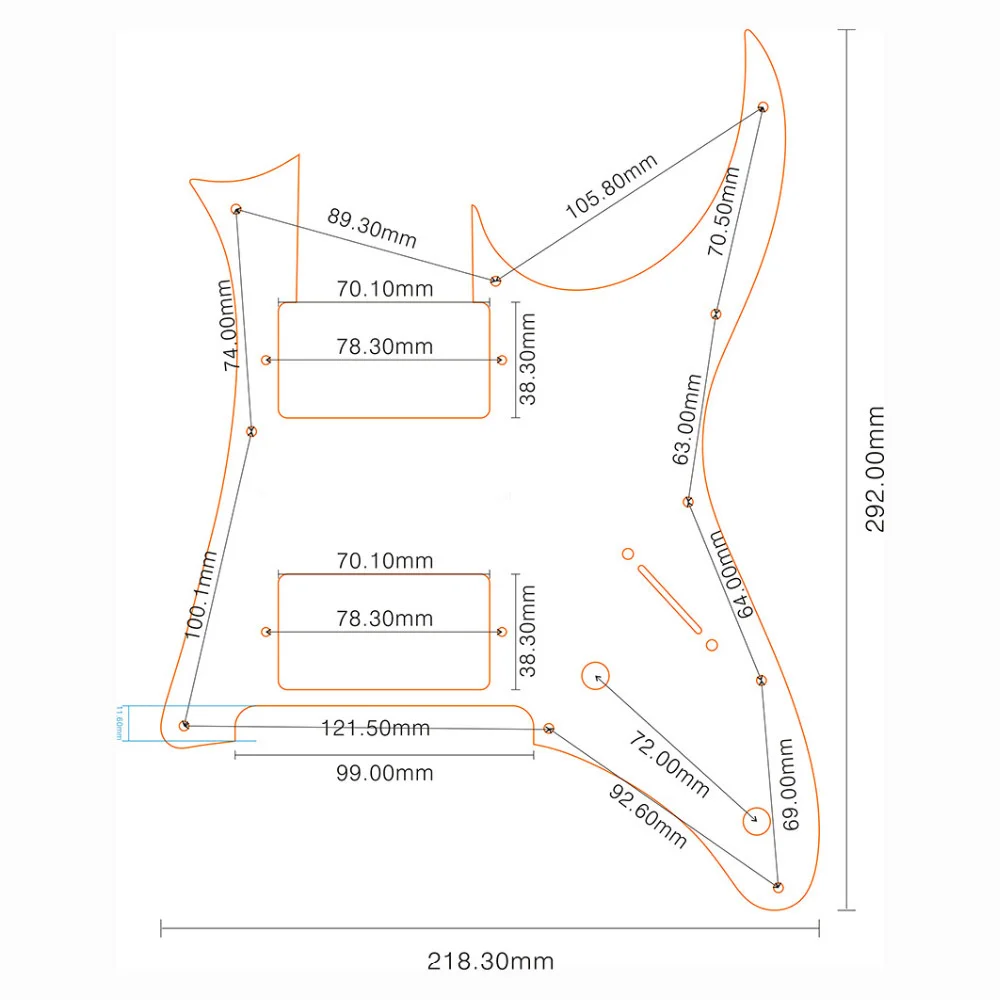 pleroo kundenspezifische elektrische gitarre teile für ibanez mij rg 350 dxz gitarre schlagbrett hh humbucker pickup scratch platte mehrere col f