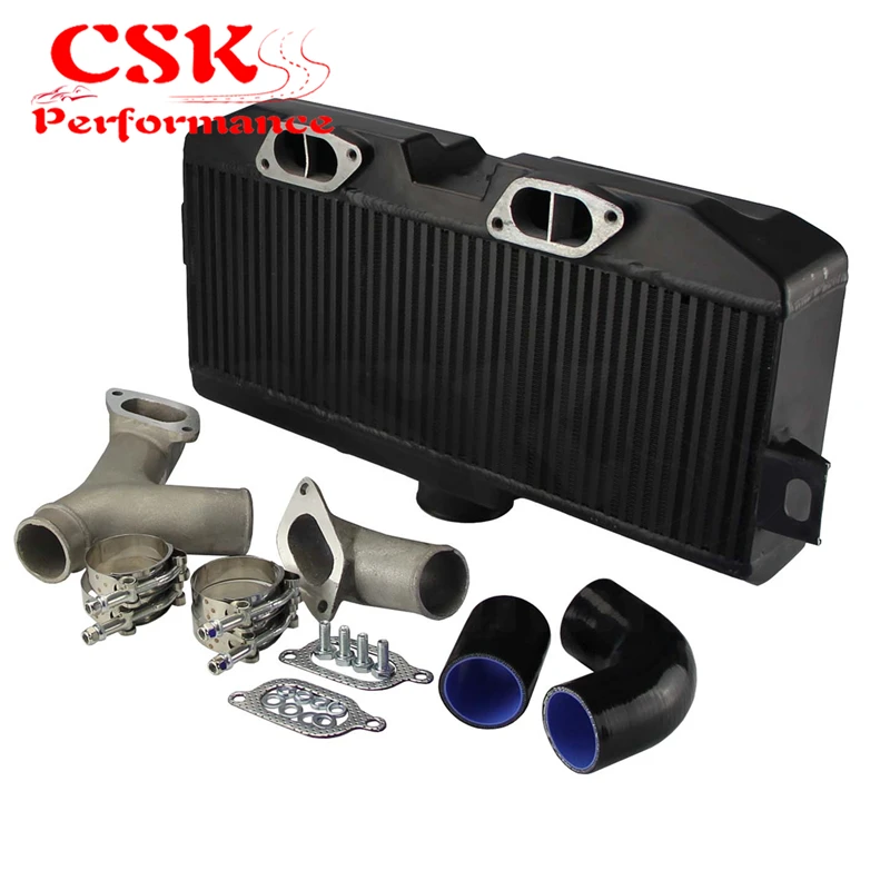 Удлиненный интеркулер с верхним креплением + комплект Y образных труб подходит