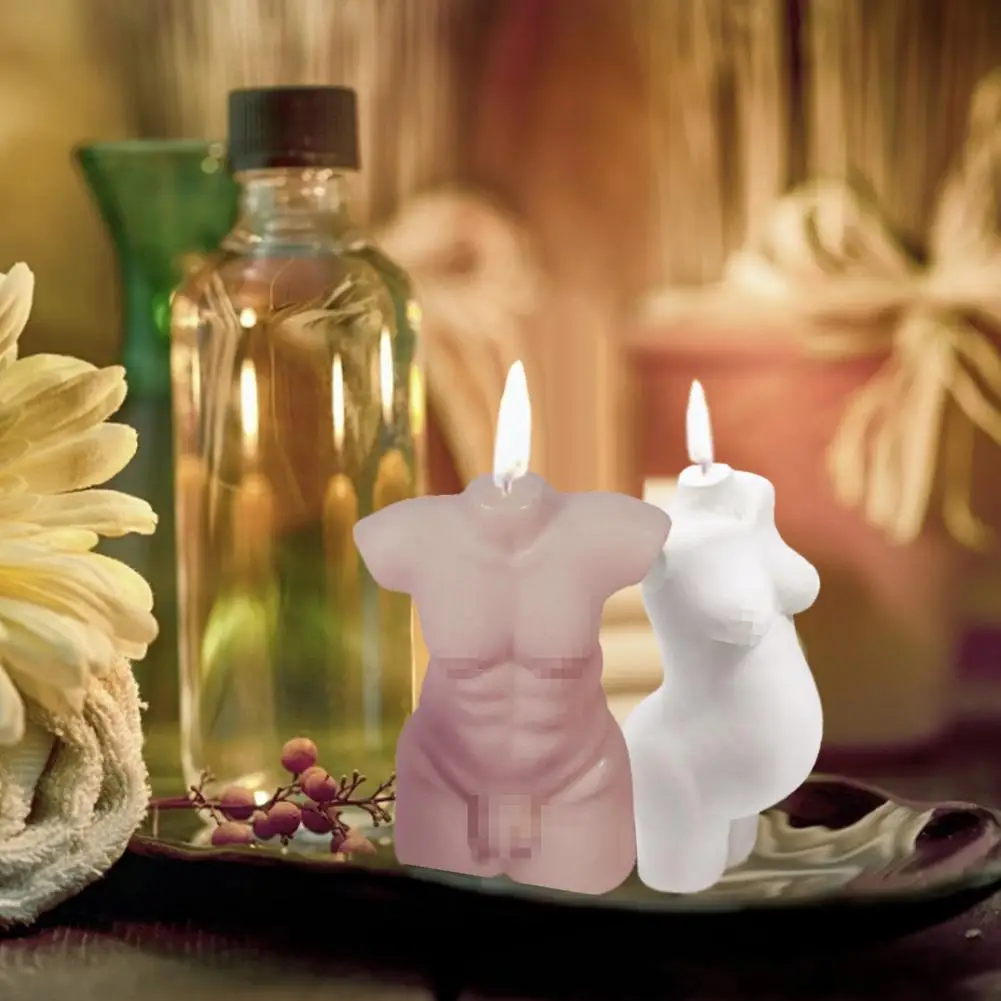 3D Женщины Мужчины тела глина форма для тортов фондана силиконовая