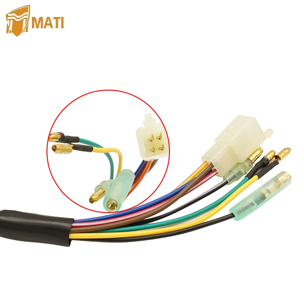 Левый переключатель на руль Управление запуском двигателя фара для Yamaha ATV Timberwolf