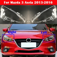 new headlamp case for mazda 3 axela 2013 2016 car front headlight cover glass lamp caps lampshade auto head light lens shell
