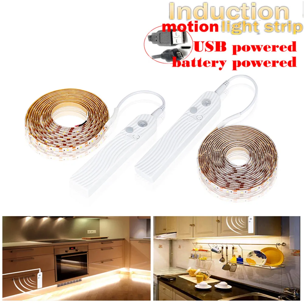 Светодиодный светильник для шкафа с датчиком движения Ночной сделай сам