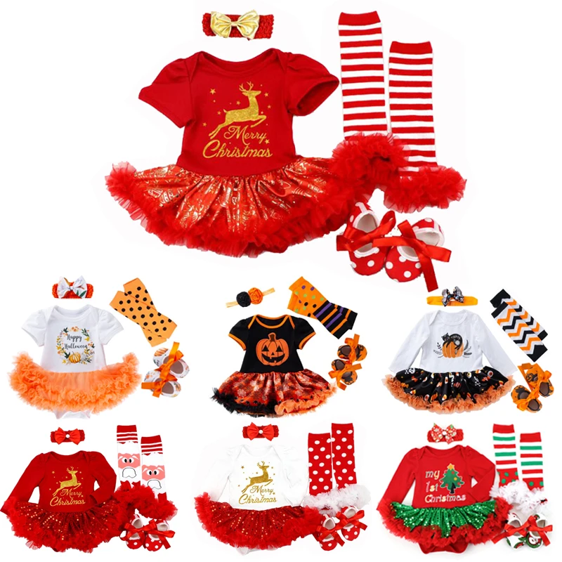 Новое платье принцессы Одежда для новорожденных девочек одежда первого