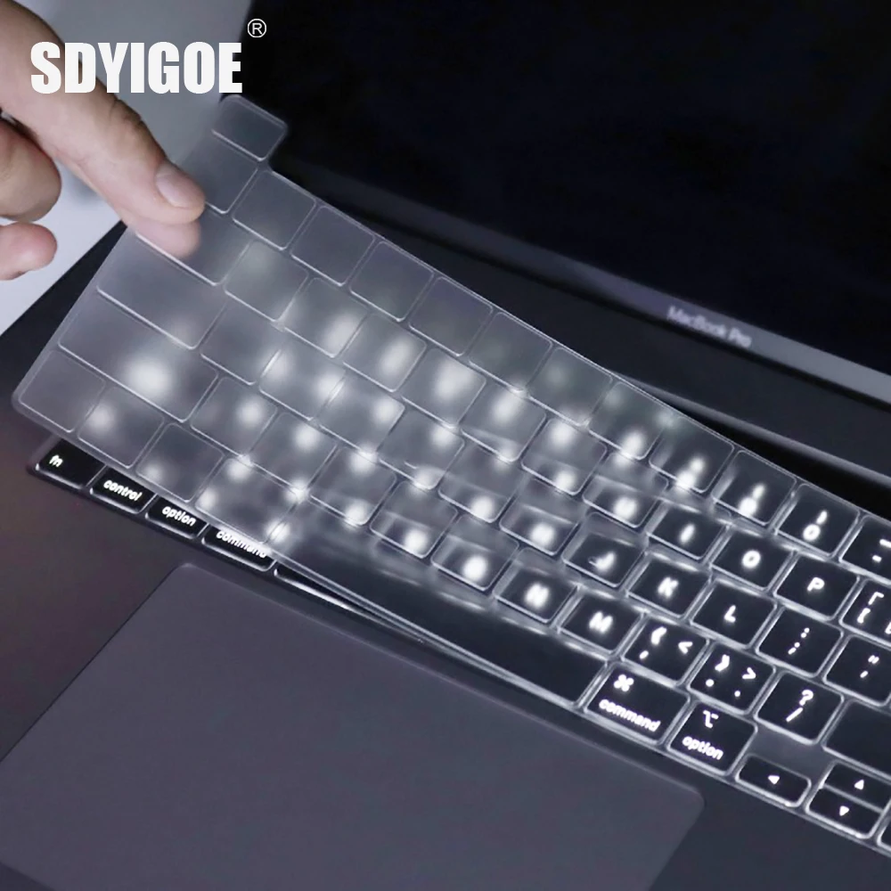 Чехол для клавиатуры ноутбука из ТПУ Apple Macbook pro16/11Air 13/15 Retina12 чехол прозрачная