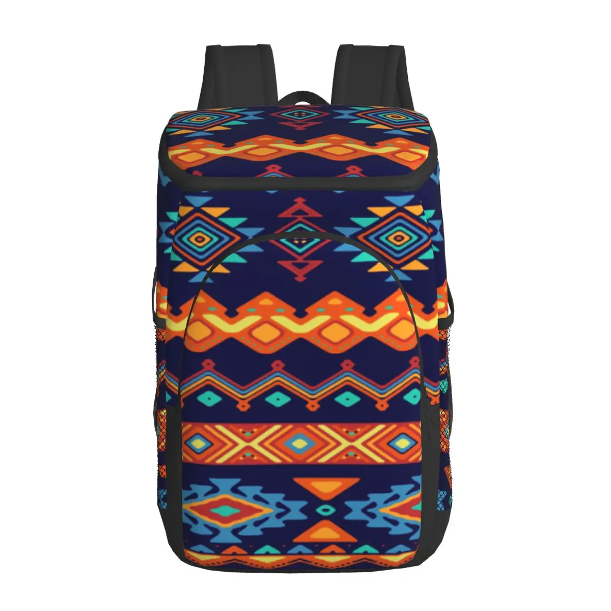 refrigerator bag abstract ethnic style soft large insulated cooler backpack thermal fridge travel beach beer bag free global shipping