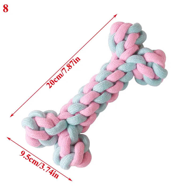 

Creative Dog Toys Rope Cat toys interactive Multiple shapes Teeth cleaning Pet Toy accessories Pet Dog Supplies