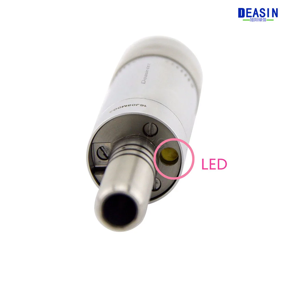 2019 Dental Low Speed Fiber Optic Contra Angle Air Motor Straight Nose Cone LED handpiece | Handpieces
