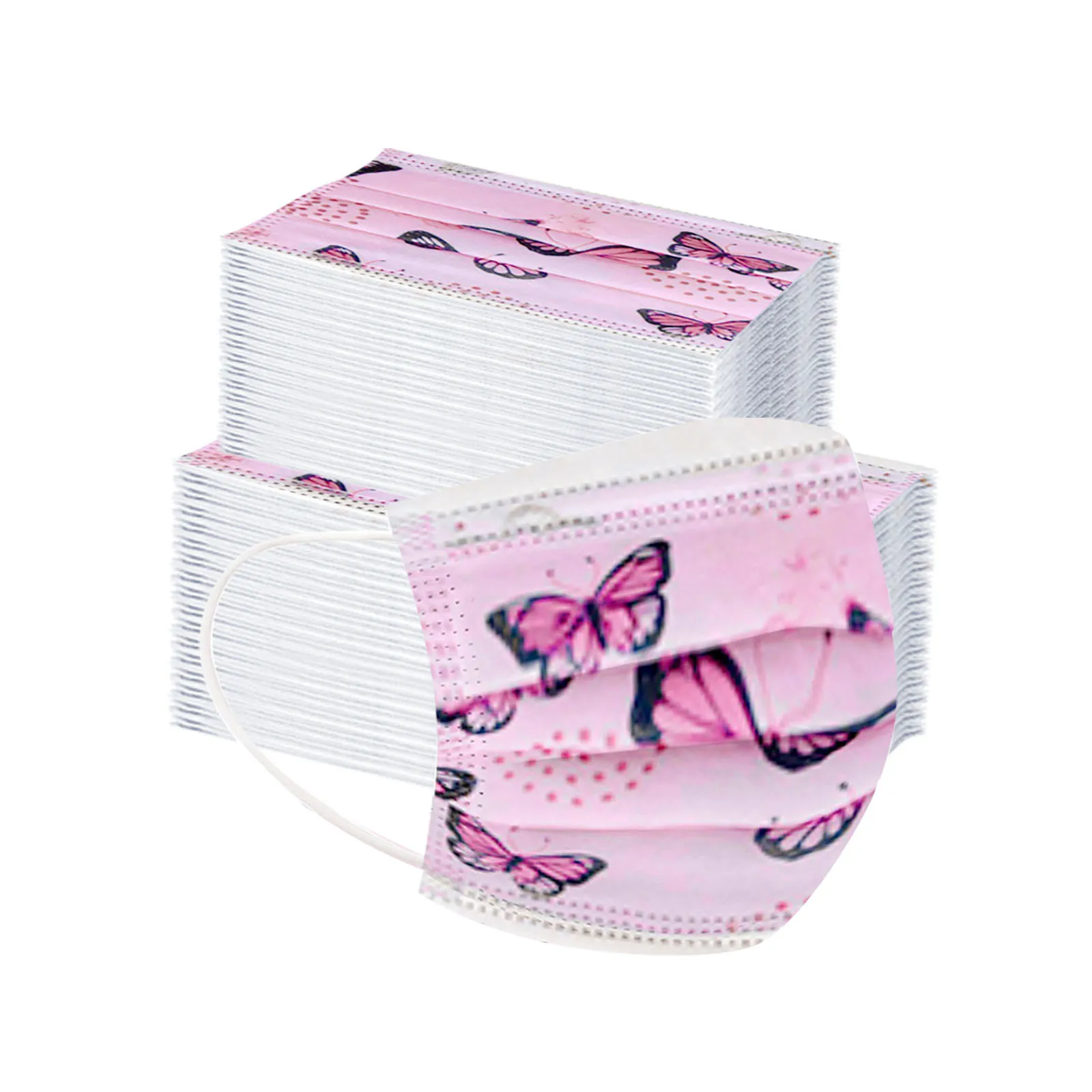 Наряд для родителей и ребенка с изображением бабочек Маска полости рта