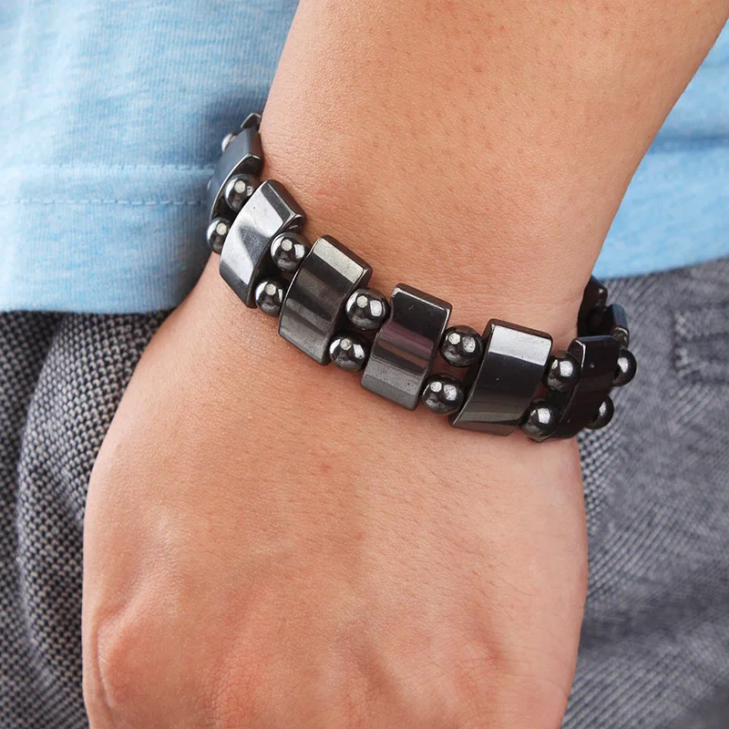 Женский браслет с гематитом CAMDOE эластичный из Германия энергетическим балансом