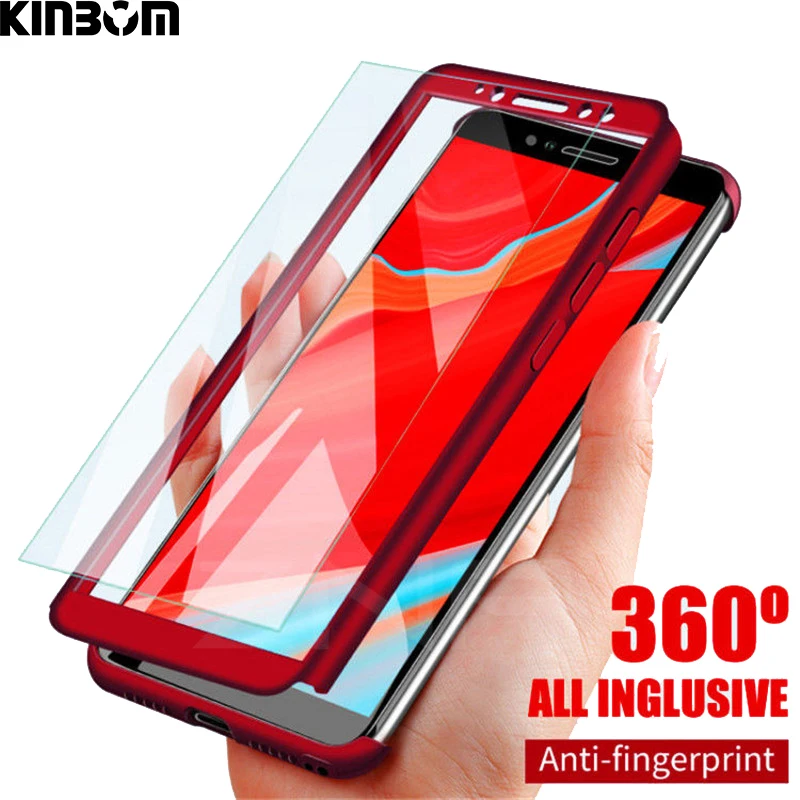KINBOM 360 полный защитный чехол для iphone X XR XS MAX 6s 6 7 8 plus с закаленным стеклом| |