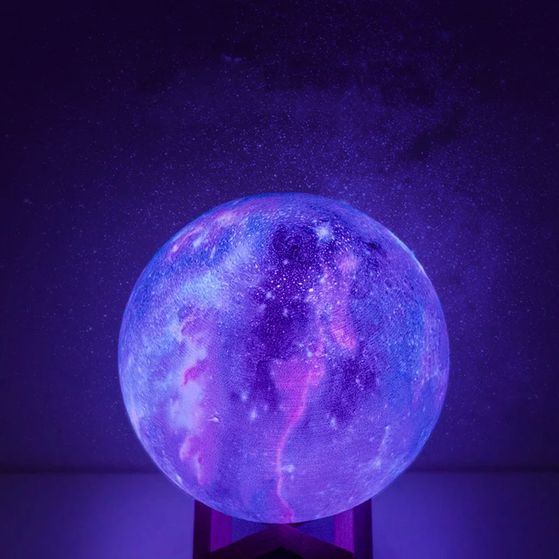 3D принт неба звезд настроение свет лампы красочные изменения ночник