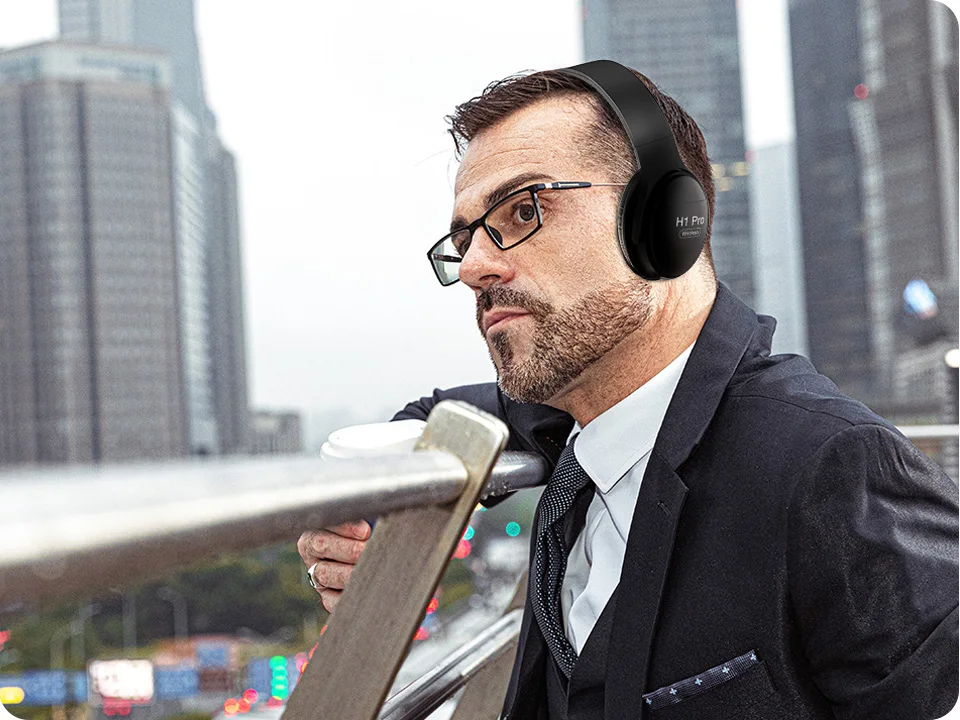 AWI H1 Pro Bluetooth наушники Беспроводные Наушники Накладные наушники с шумоподавлением Hi-Fi стерео игровая гарнитура с микрофоном Поддержка TF карты