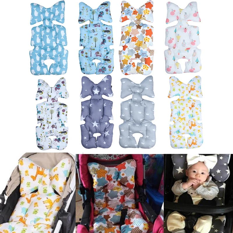 

Baby Stroller Liner Car Seat Cushion Cotton Seat Pad Infant Cart Mattress Mat