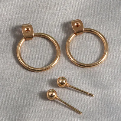 Модные новые серьги в стиле панк 2019 темпераментные простые и универсальные