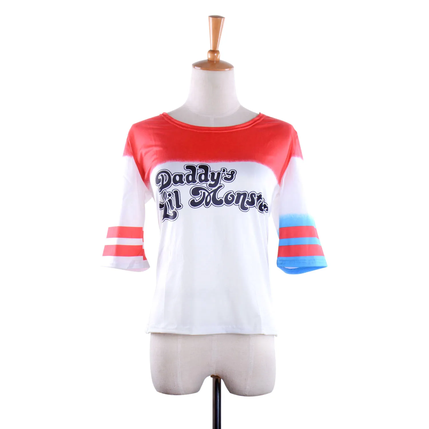 T-shirt Отряд Самоубийц Харли Квинн куртка свойства Джокера вышивка куртка Делюкс Харли Квинн косплей для взрослых размера плюс куртка пальто - Цвет: T-shirt