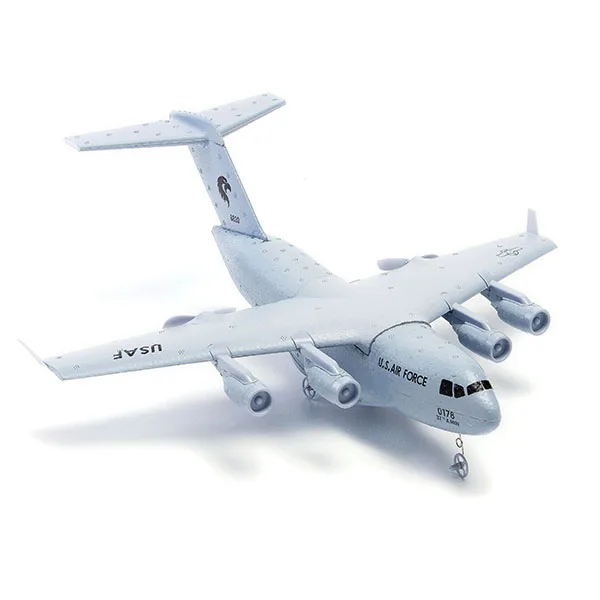 Лучшая сделка C17 C-17 транспорт 373 мм Wingspan EPP DIY RC Самолет RTF фиксирующие крылья