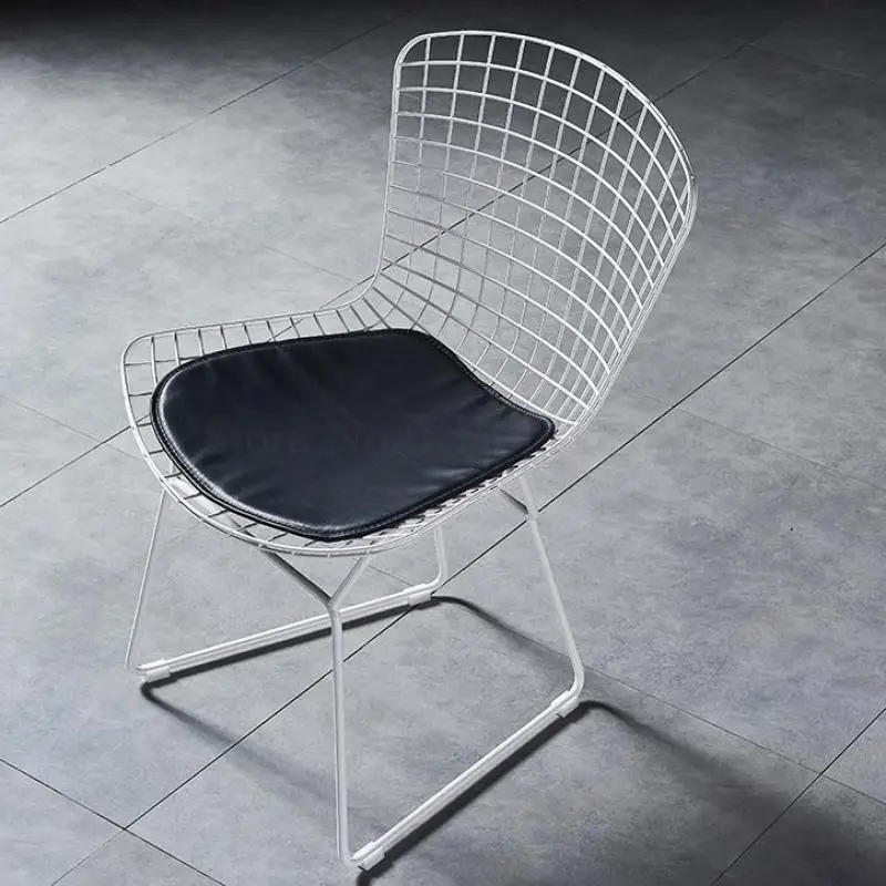 Североевропейский стиль Ins сетка стул Сетка Красный полый золотой обеденный