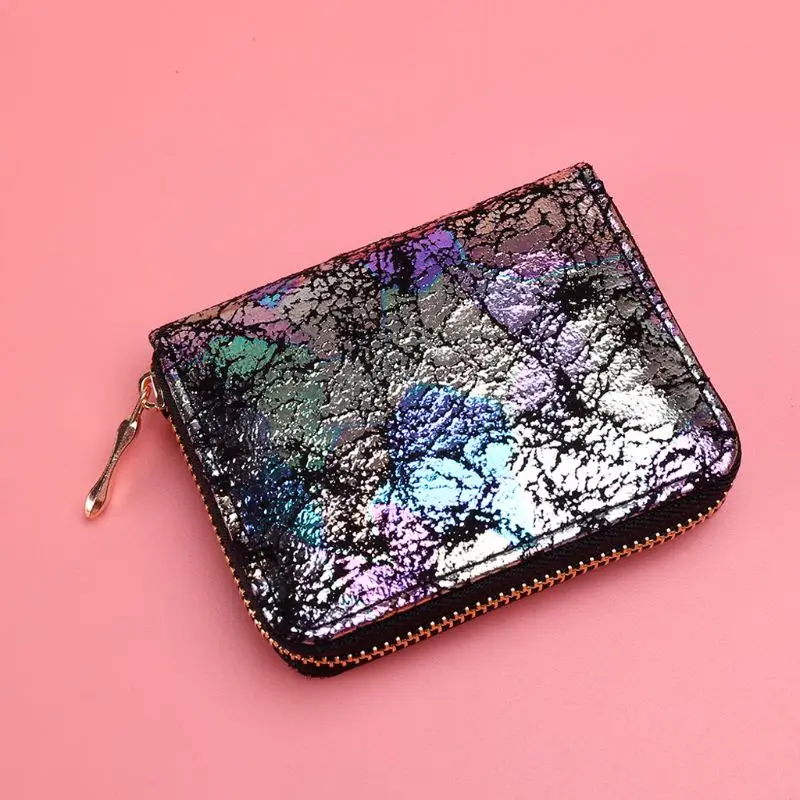 Женский короткий кошелек из ПУ кожи с застежкой-молнией | Багаж и сумки
