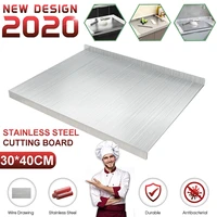 large stainless steel bread boards non slip thickness rolling panel kneading dough boards kitchen tools cutting chopping board