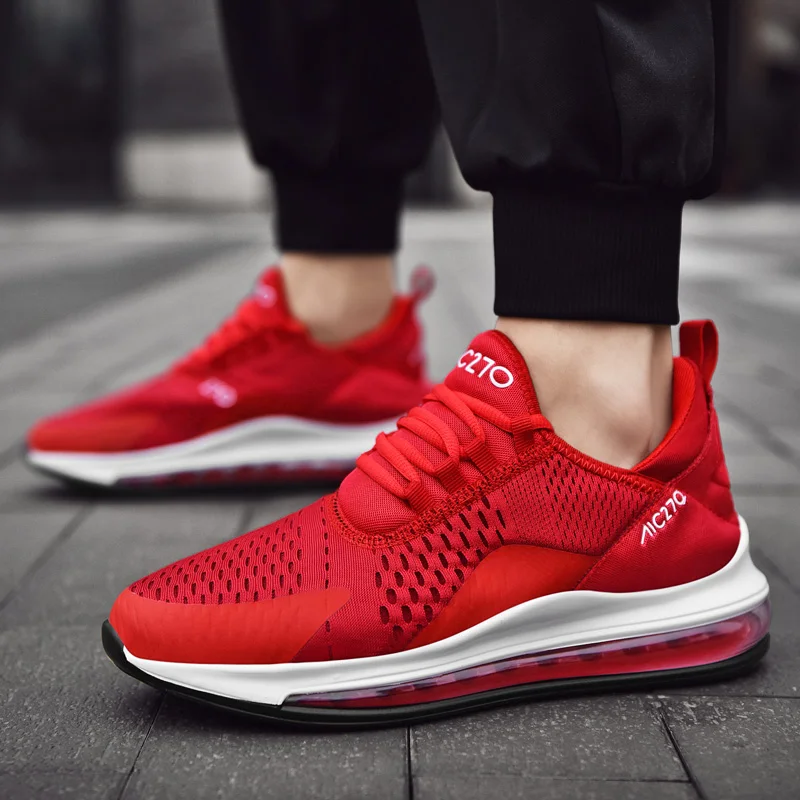 

Running Shoes 2021 Autumn New Breathable Men's Air Cushion Shoes Cushioning Brand Sports Shoes Lace-up Shoes Designer Sneakers
