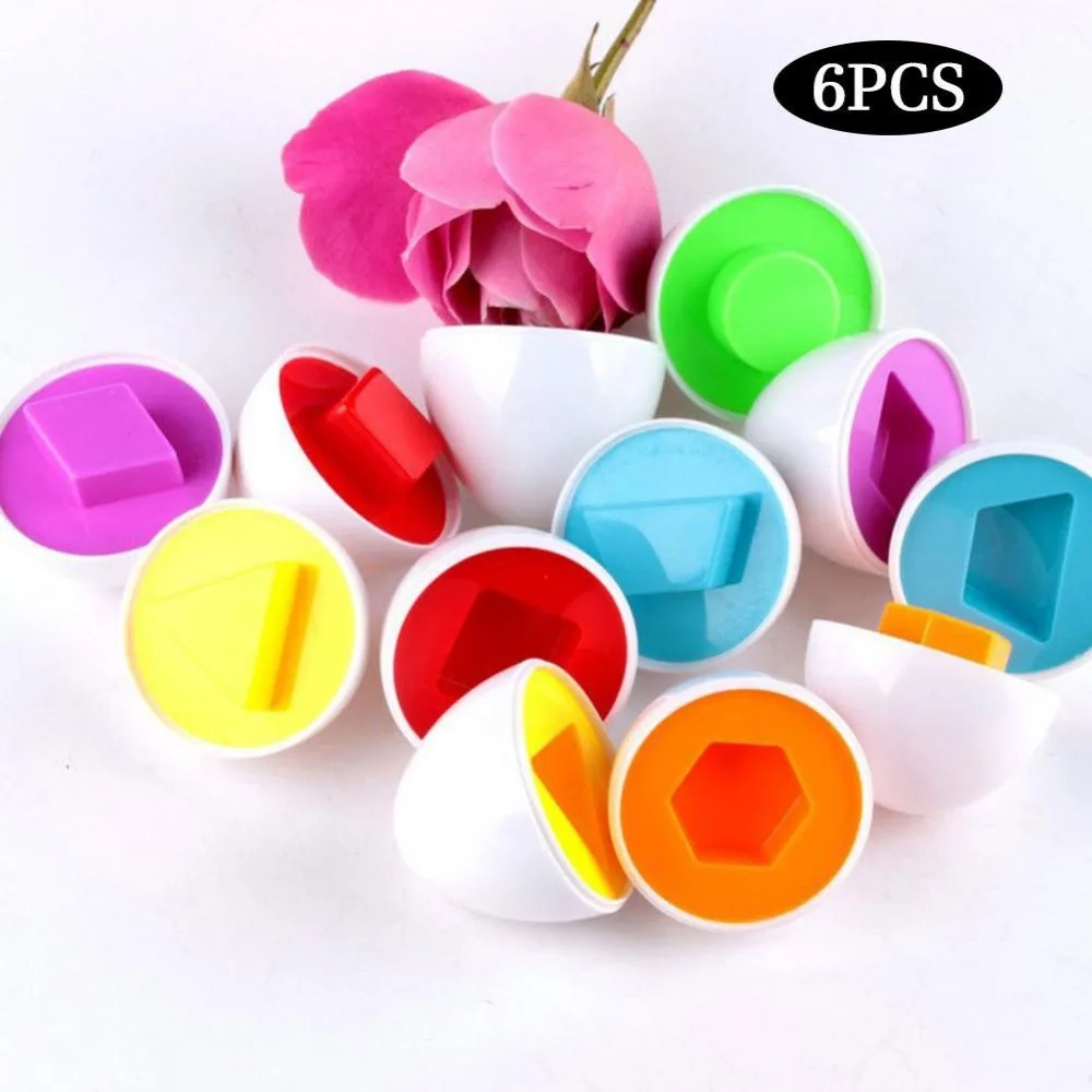 Хит продаж 6 лоток для яиц/Набор Обучающие игрушки смешанные Форма мудрый