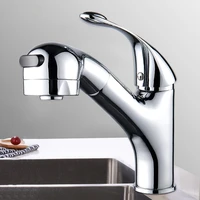 360 swivel pull out taps polished kitchen faucet sink mixer tap bathroom basin faucets tap single handle hotbest