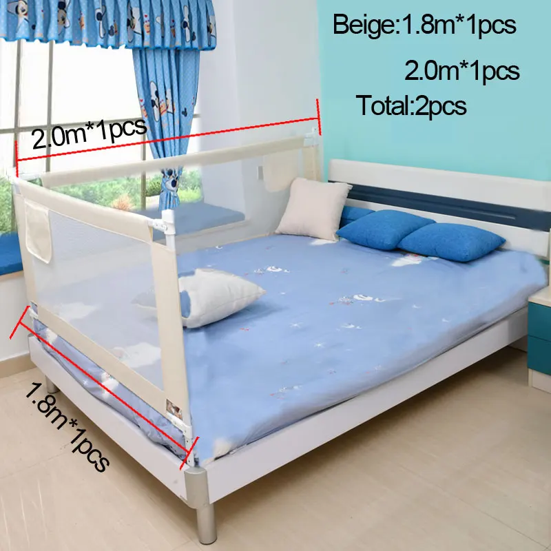 Dbeige1.8x2.0 Складные Безопасные ворота безопасности для детей, ограждение для детской кроватки, барьер для детей, Детский манеж, загон для детской площадки - Цвет: Dbeige1.8x2.0
