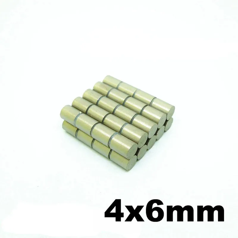 

Диаметр диска магнитного цилиндра SmCo 4x6 мм класс YXG28H 350 градусов C высокотемпературные постоянные редкоземельные магниты 100 шт.