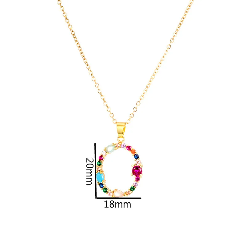 Цепочка с подвеской из нержавеющей стали 26 буквами | Украшения и аксессуары