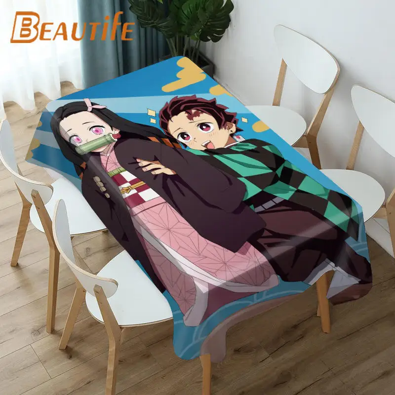 Свадебная скатерть из аниме киметасу No Yaiba на заказ для букета стола украшение