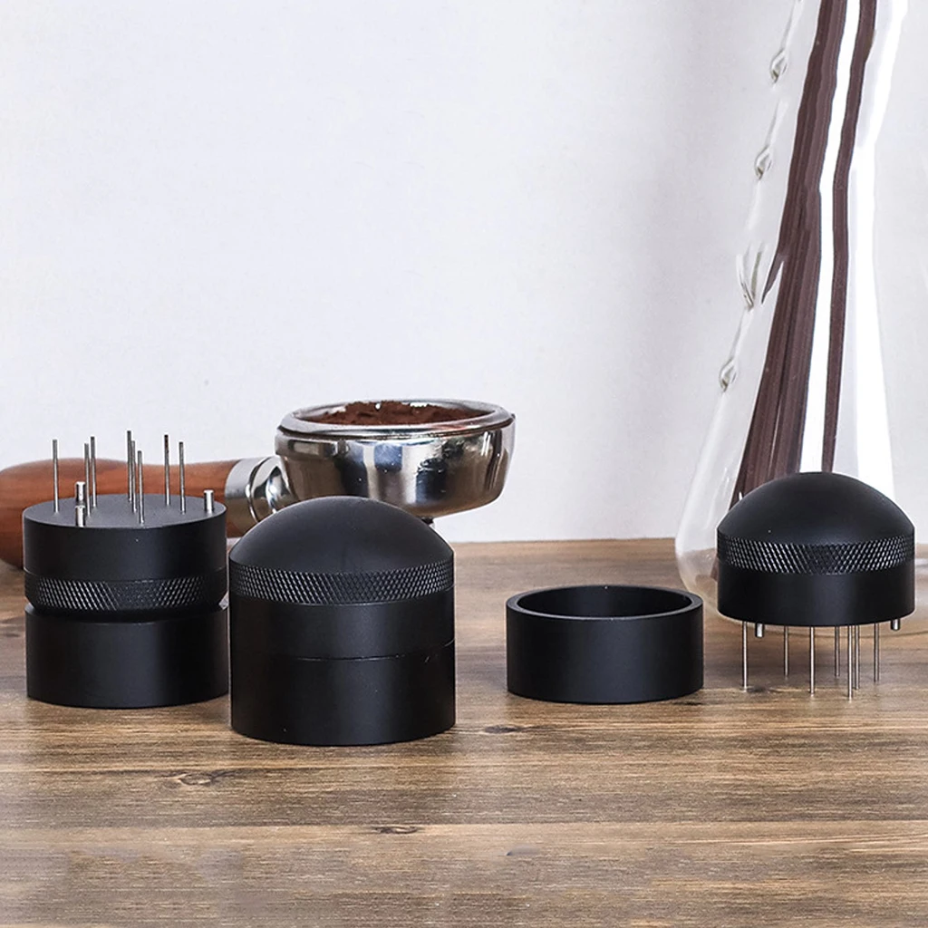 Barista-herramienta niveladora Manual para caf&eacute; en polvo, Espresso, Latte, herramienta de nivelaci&oacute;n, tipo aguja, distribuidor de polvo de caf&eacute;-4