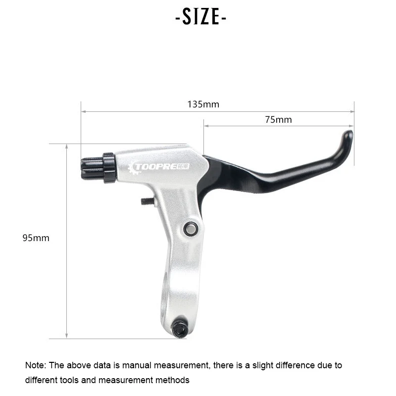 

Aluminium Alloy Bicycle 22.3mm Brake Handle Ultralight Hand Brake Handle Bike Small Wheel Folding Bicycle Brake Caliper Brake