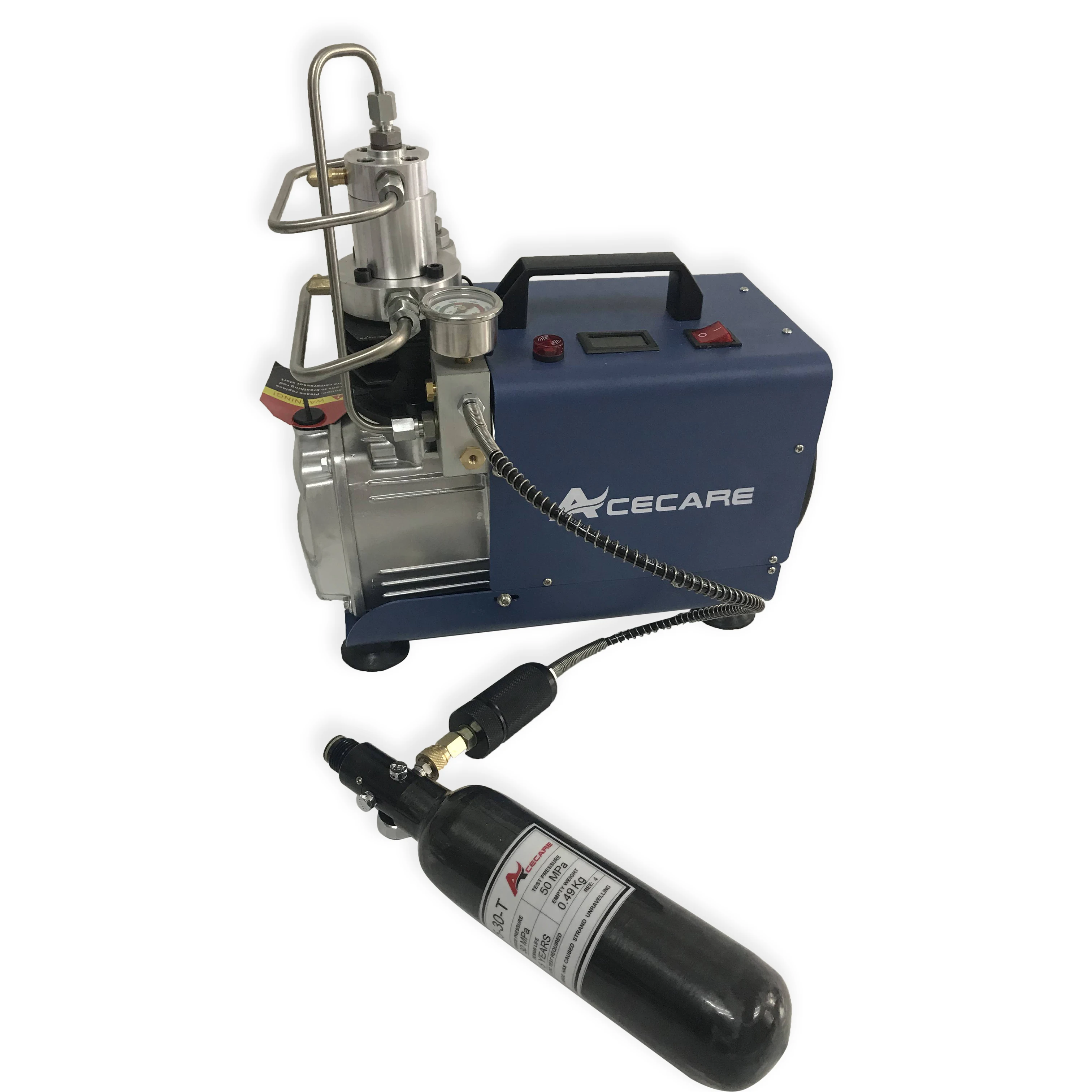 Verkaufen Luft Kompressor Carbon Faser Zylinder Paintball Spiel Acecare Mit 0,35 L Carbon Faser Zylinder