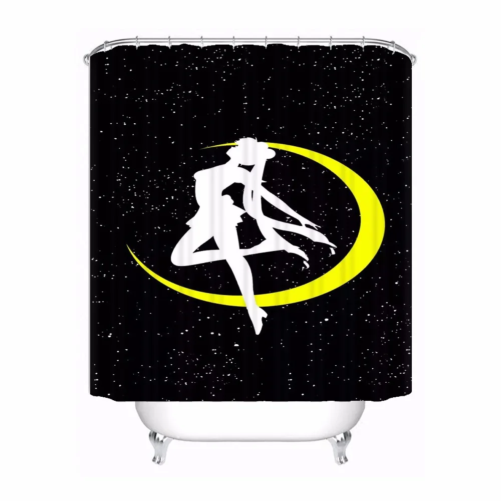 Индивидуальные Сейлор Мун Рендер Блум водонепроницаемый Душ занавес для дома
