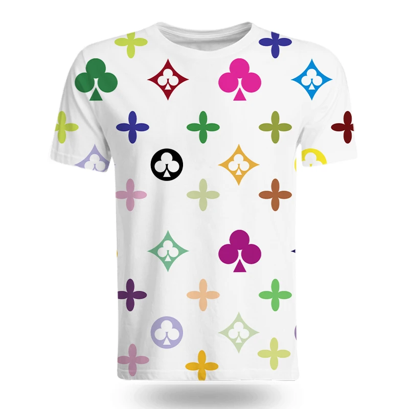 

Men's 3D Printed T-shirt Breathable Streetwear Stitching Size XXS-6XL Summer Fashion 2021