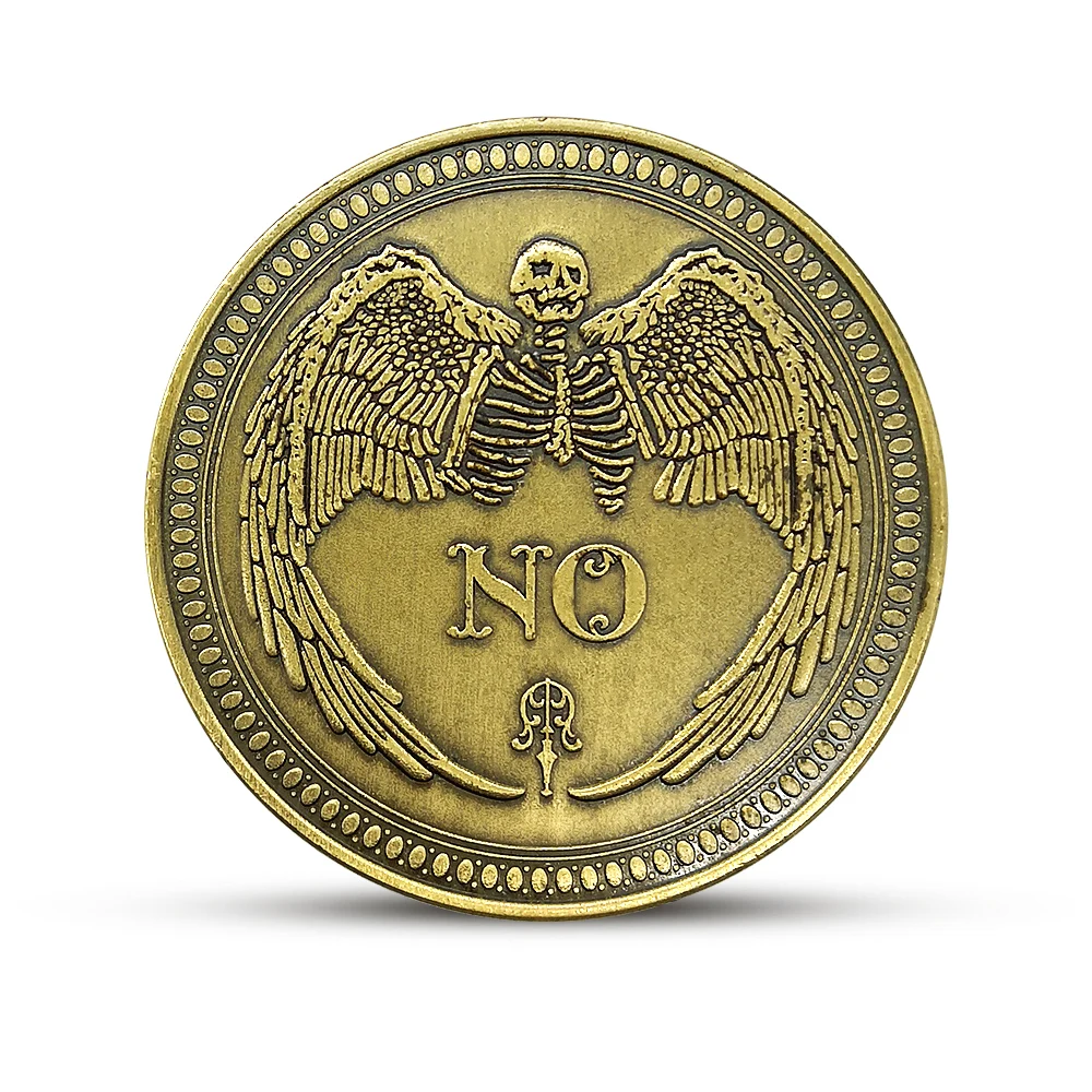 Хобо никелевые монеты да нет черепа коллекционные подарки с серебряным