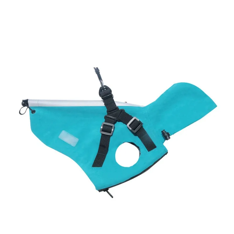 Дождевик для собак светоотражающий щенок маленькая собака дождевик