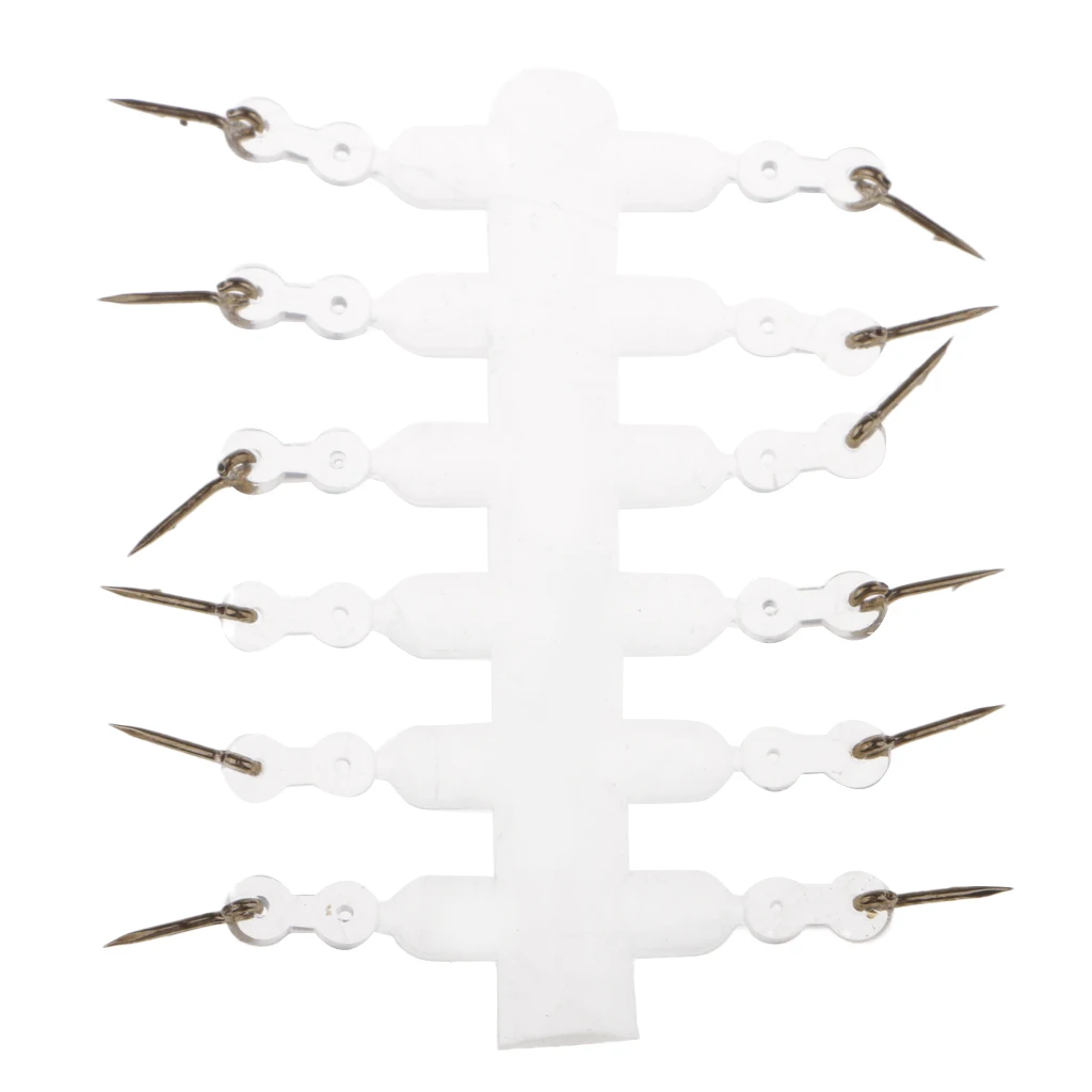 

12pcs/set Bait Spikes with Silicone Ring for Carp Fishing Hair Rigs Hooks 10mm/15mm for Fisherman