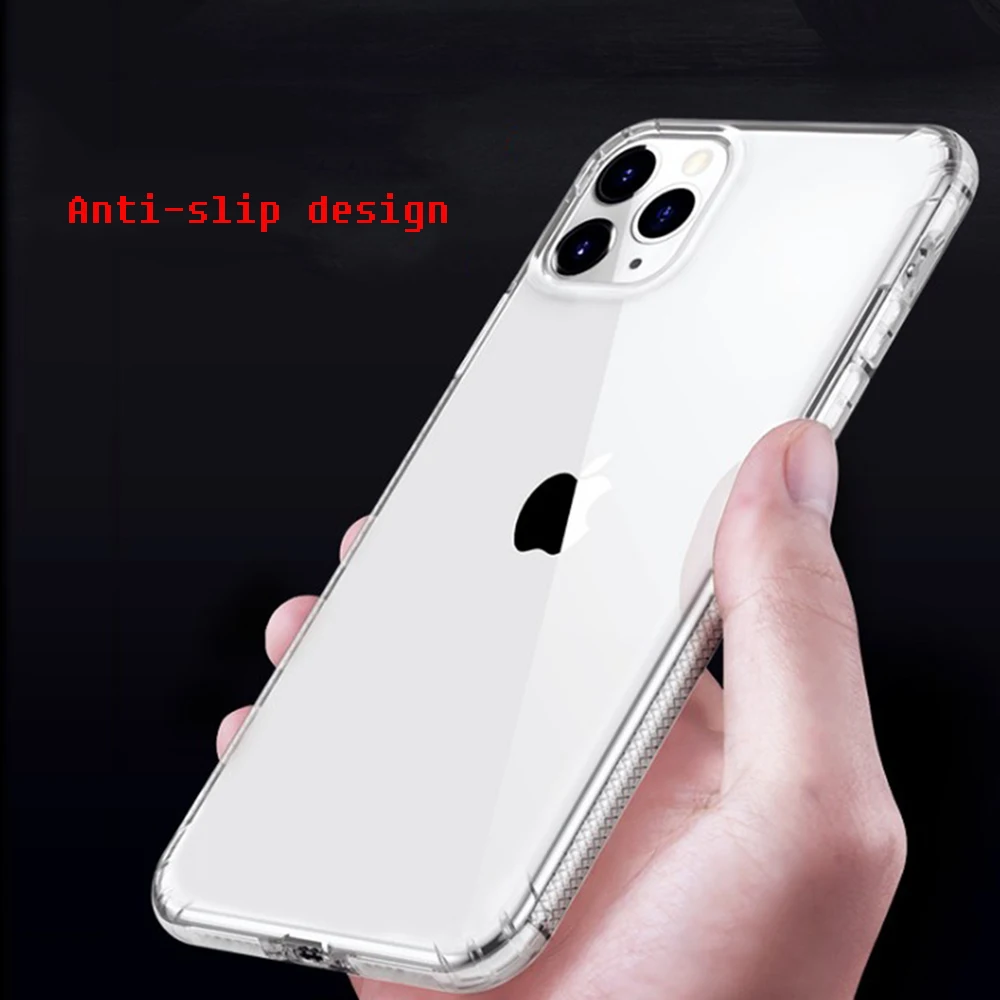 Новый цветной ударопрочный Прозрачный чехол для iphone 11 Pro X XS XR Max 6 6S 7 8 Plus мобильный