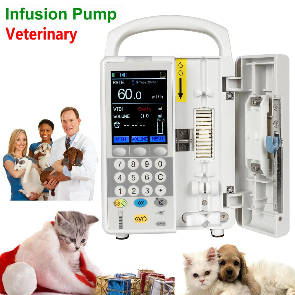 

Sinohero SH-608 VET Veterinary Portable Smart Infusion Pump Real Time Rechargeable High-accuracy Digital Infusion Pump Device