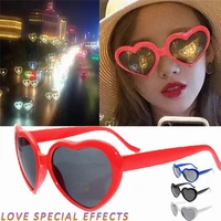 love special effect glasses romantic girl women at night heart shaped effects sunglasses eyeglasses 4colors