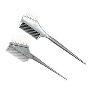 Профессиональные салонные инструменты, пластиковая краска для волос, щетки и гребни для волос дюйма, Парикмахерская, инструменты для укладки волос, цветные расчески дюйма, с кисточкой