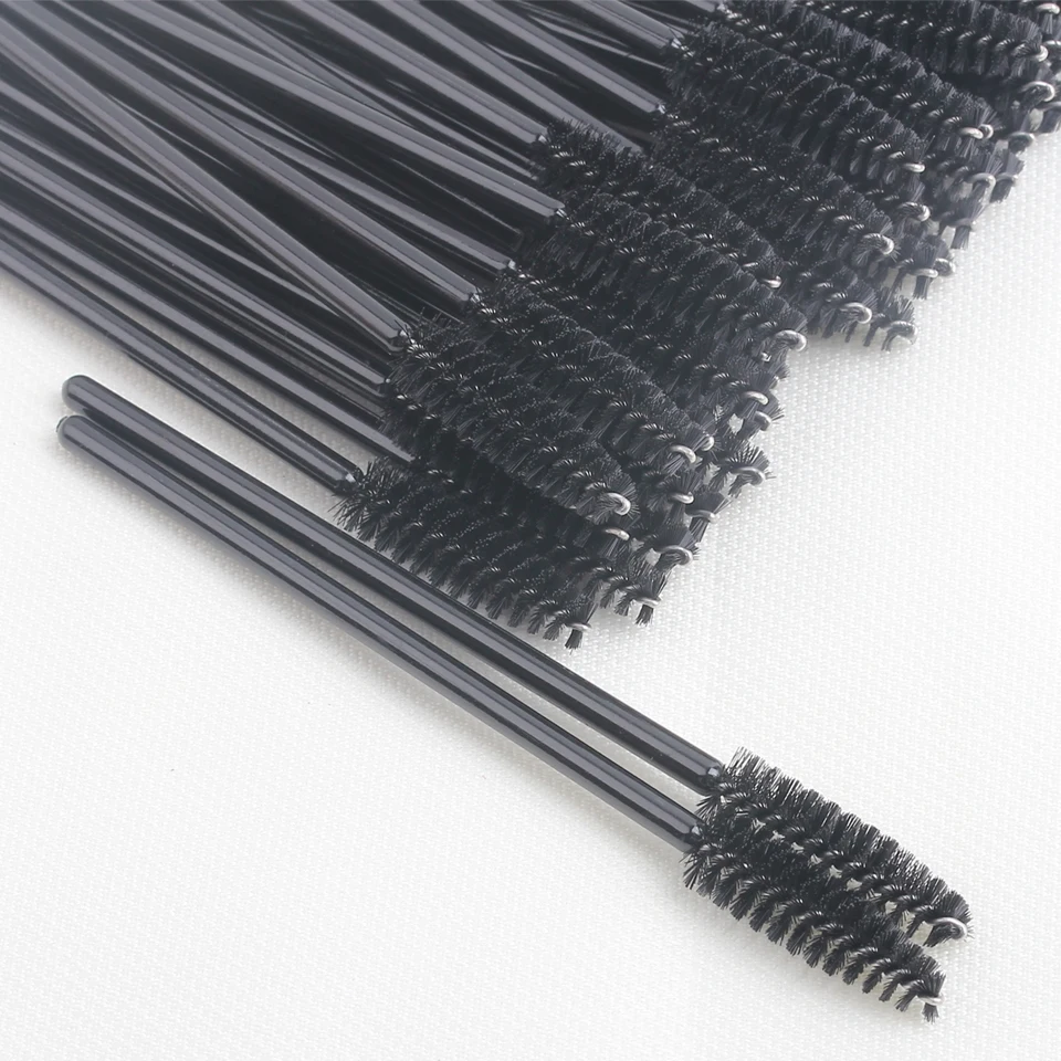 100 шт./лот оптовая продажа одноразовых щеток для ресниц Инструменты