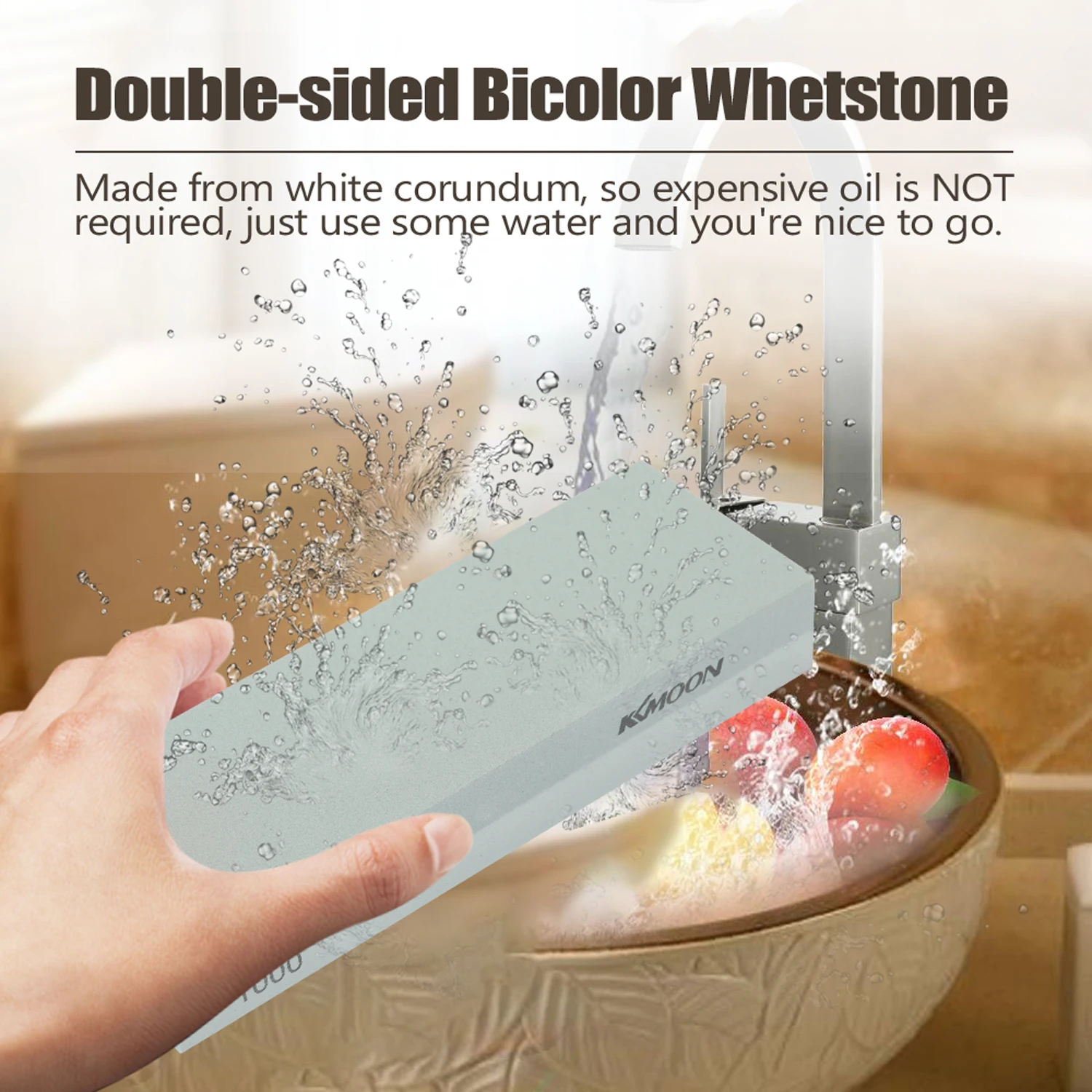 

Professional Whetstone Cut Sharpening Stone Household Sharpener for All Blade Kitchen Cutter Sharpener Double Side Grind Stone