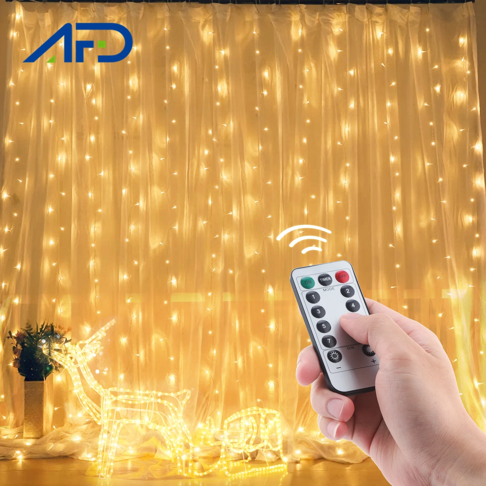 

3M String LED Fairy Lights Remote Control USB String Lights Garland Curtain Lamp Christmas Holiday Decorations Warm White