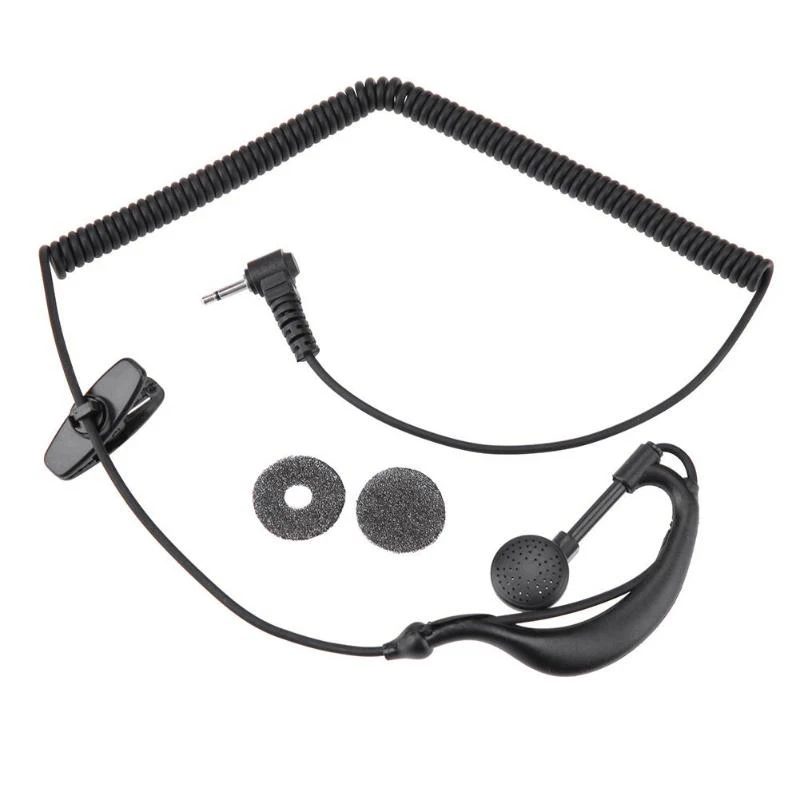 2 5 мм г Крючок наушник 1 Pin для Motorola GP2000 ICOM IC U16 иди и болтай Walkie Talkie “иди одно ухо