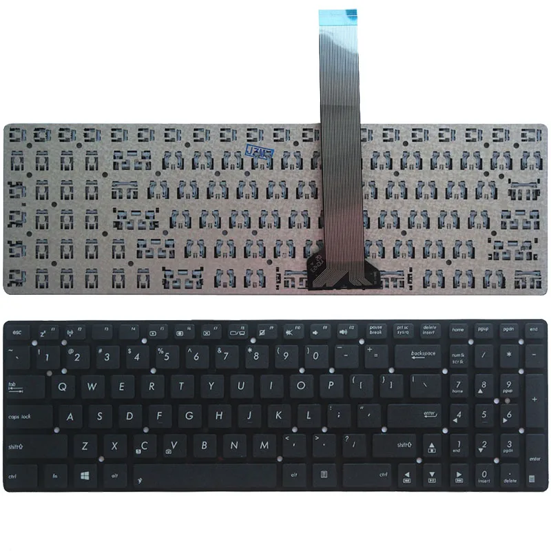 Английская клавиатура для ноутбука ASUS K55 K55A K55V K55VJ K55VM K55VD K55VS K55XI K55DE K55DR 0KNB0 6121RU00