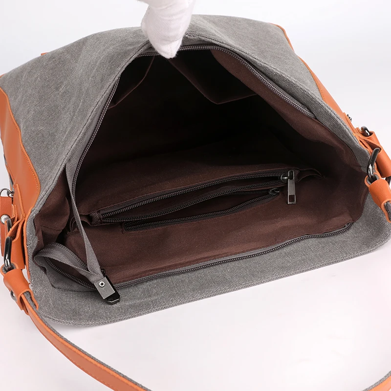 

AOTTLA Large Capacity Retro 2021 Ladies Bag Handbags High Quality Canvas Women Crossbody Bags Fashion Brand Ladies Shoulder Bags